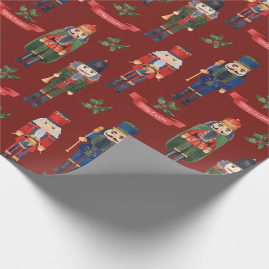 Nutcracker Christmas Geschenkpapier (Ecke)