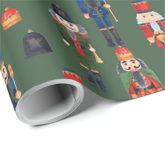 Nutcracker Christmas Geschenkpapier (Rolleneckpunkt)