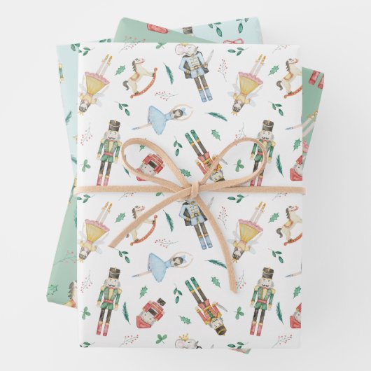 Nutcracker Christmas Geschenkpapier Set (Beispiel)