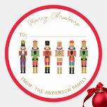 NUTCRACKER CHRISTMAS GIFT STICKER<br><div class="desc">Elegante Nutcrackers-Sammlung</div>