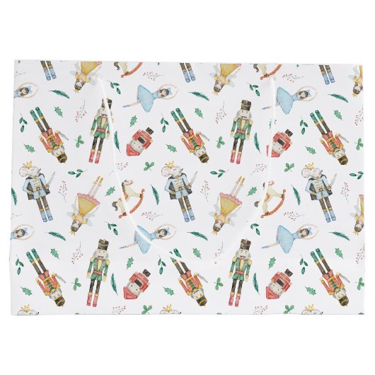 Nutcracker Christmas Große Geschenktüte (Rückseite)