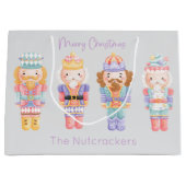 Nutcracker Christmas Große Geschenktüte (Vorderseite)