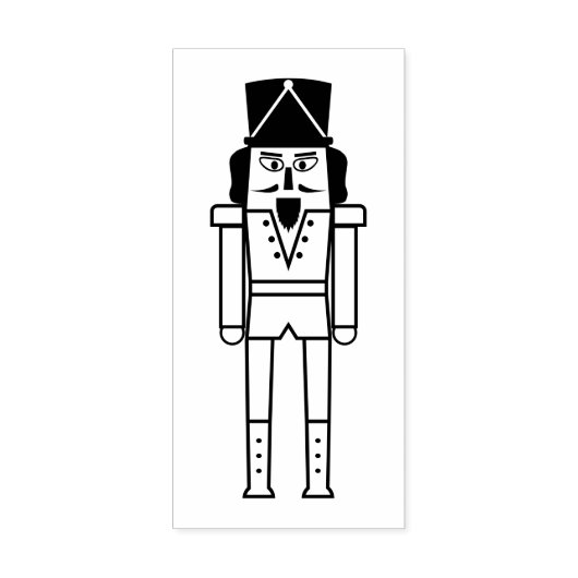 Nutcracker Christmas Gummistempel (Prägung)