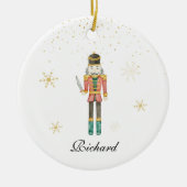 Nutcracker Christmas Keramik Ornament (Vorne)
