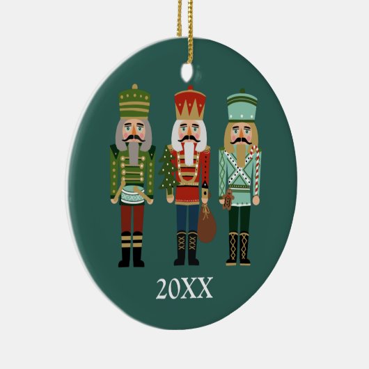 Nutcracker Christmas Keramik Ornament (Rechts)