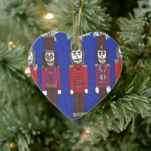 Nutcracker Christmas Keramikornament