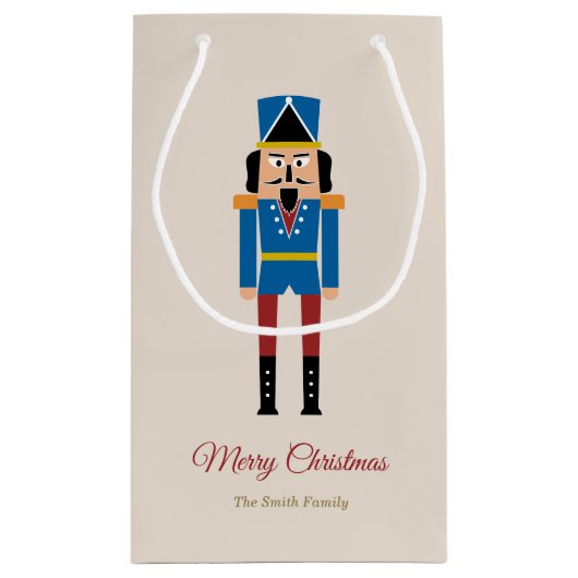 Nutcracker Christmas Kleine Geschenktüte (Rückseite)