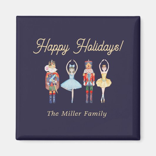 Nutcracker Christmas Magnet (Vorne)
