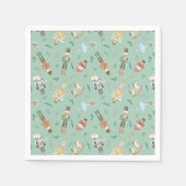 Nutcracker Christmas Napkin Serviette (Vorderseite)