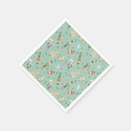 Nutcracker Christmas Napkin Serviette (Ecke)