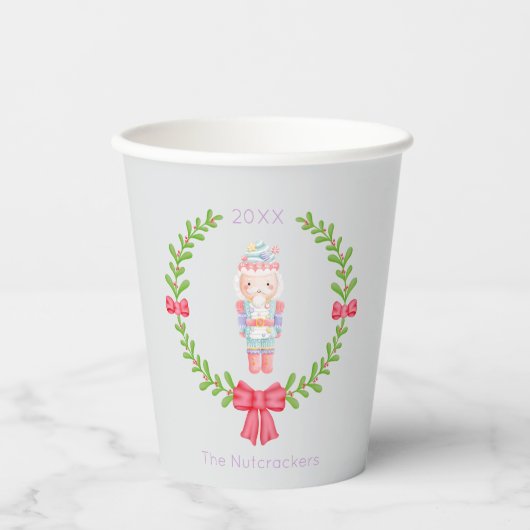 Nutcracker Christmas Pappbecher (Vorderseite)