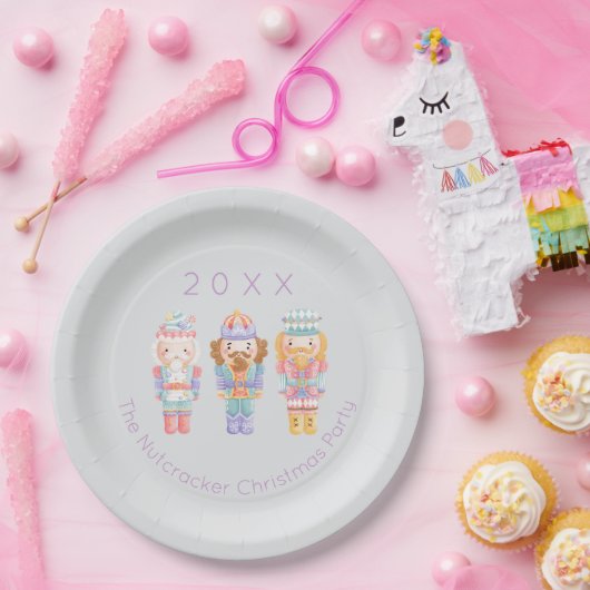 Nutcracker Christmas Pappteller (Party)