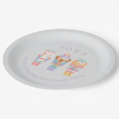 Nutcracker Christmas Pappteller (Schrägansicht)