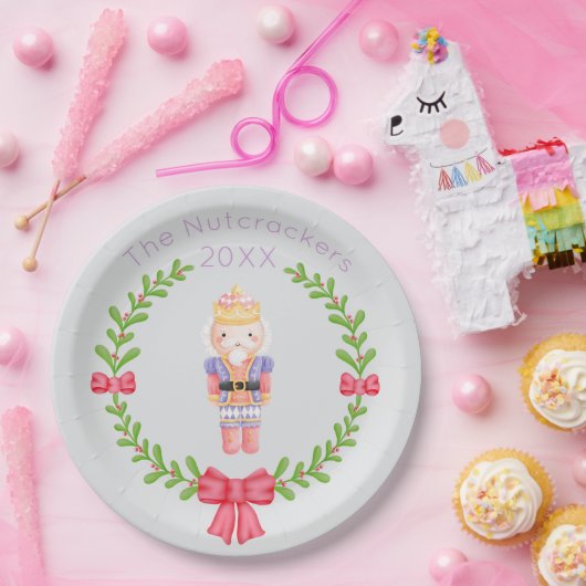 Nutcracker Christmas Pappteller (Party)