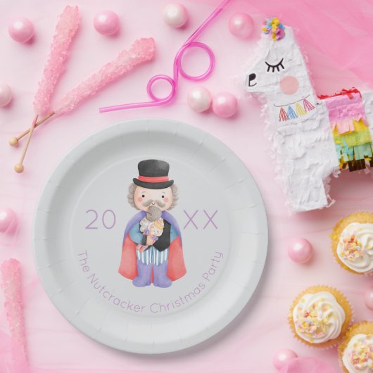 Nutcracker Christmas Pappteller (Party)