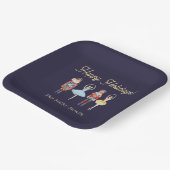 Nutcracker Christmas Pappteller (Gewinkelt)