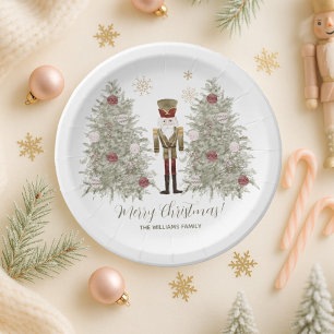 Nutcracker Christmas Pappteller