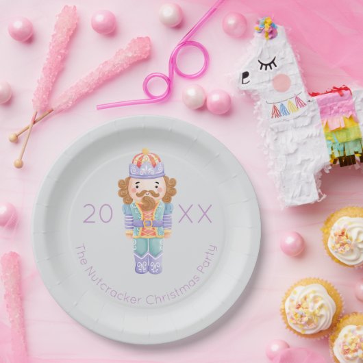 Nutcracker Christmas Pappteller (Party)