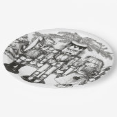 Nutcracker Christmas Pappteller (Schrägansicht)