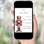Nutcracker Christmas Party Einladung