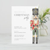 Nutcracker Christmas Party Einladung Classic (Stehend Vorderseite)