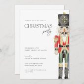 Nutcracker Christmas Party Einladung Classic (Vorne/Hinten)