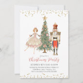 Nutcracker Christmas Party Invitation Einladung (Vorderseite)