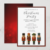 Nutcracker Christmas Party Invitation Einladung (Vorne/Hinten)