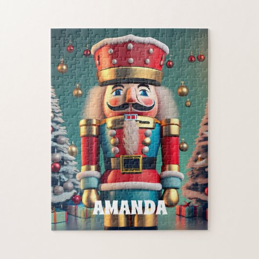 Nutcracker Christmas Personalisiert Kids Puzzle (Vertikal)