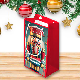 Nutcracker Christmas Personalisiert Kids Red Kleine Geschenktüte