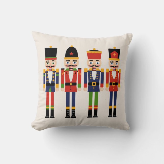 Nutcracker Christmas Pillow Kissen (Vorderseite)