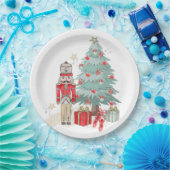 Nutcracker Christmas Plate Pappteller (Party)