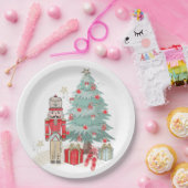 Nutcracker Christmas Plate Pappteller (Party)