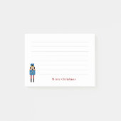 Nutcracker Christmas Post-it Klebezettel (Vorderseite)