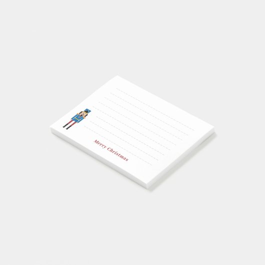 Nutcracker Christmas Post-it Klebezettel (angewinkelt)