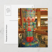 Nutcracker Christmas Postcard Feiertagspostkarte (Vorne/Hinten)