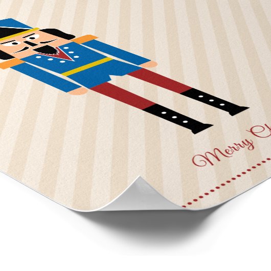 Nutcracker Christmas Poster (Ecke)