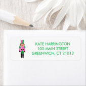 Nutcracker Christmas Return Address Label (Insitu)
