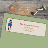 Nutcracker Christmas Return Address Label