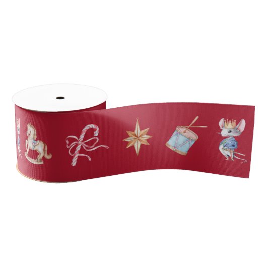 Nutcracker Christmas Ribbon Ripsband (Spule)