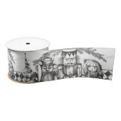 Nutcracker Christmas Ribbon Satinband (Spule)