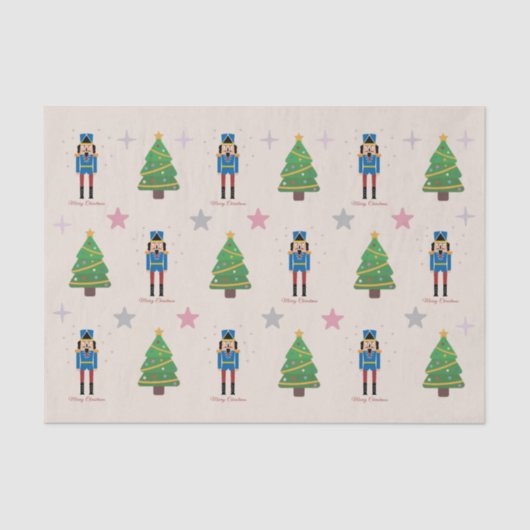 Nutcracker Christmas Seidenpapier (Vorderseite)