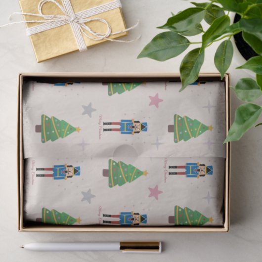Nutcracker Christmas Seidenpapier (Geschenk)