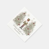 Nutcracker Christmas Serviette (Ecke)