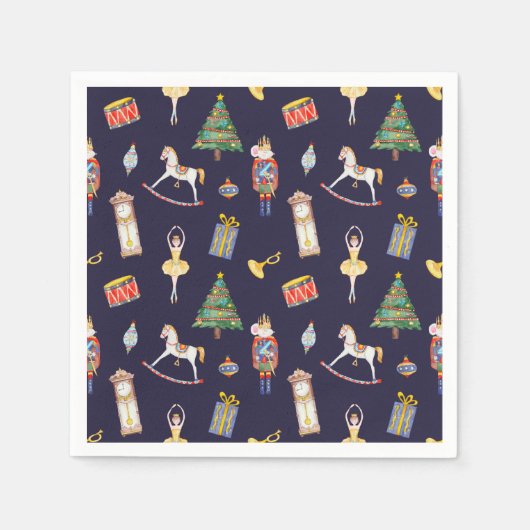 Nutcracker Christmas Serviette (Vorderseite)