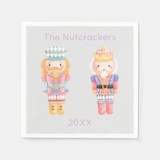 Nutcracker Christmas Serviette (Vorderseite)