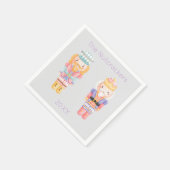 Nutcracker Christmas Serviette (Ecke)
