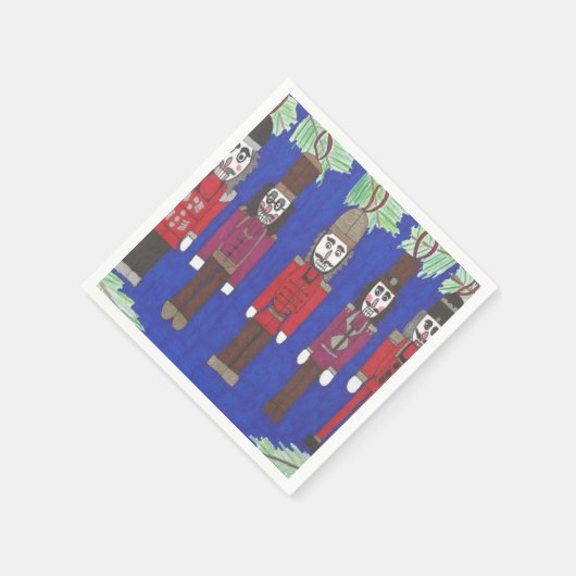 Nutcracker Christmas Serviette (Ecke)