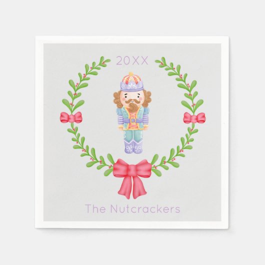 Nutcracker Christmas Serviette (Vorderseite)