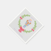 Nutcracker Christmas Serviette (Ecke)